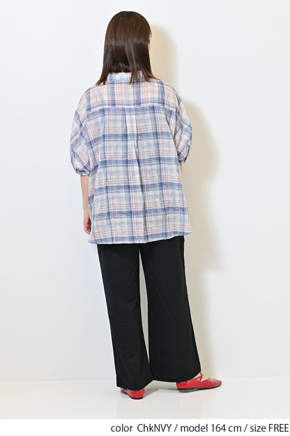≪SALE≫ Dolman Check Shirt