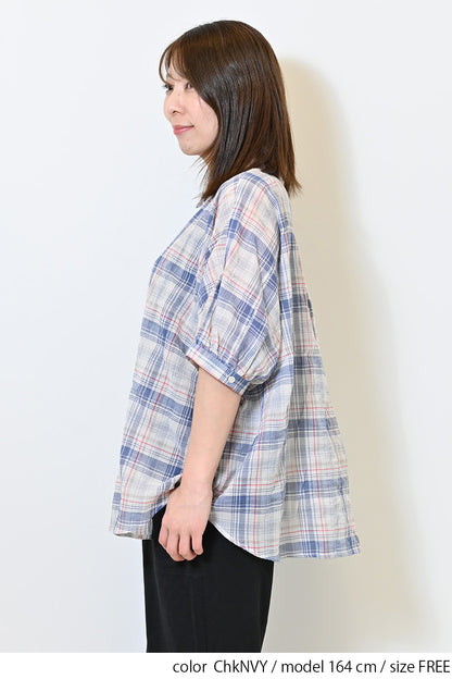 ≪SALE≫ Dolman Check Shirt