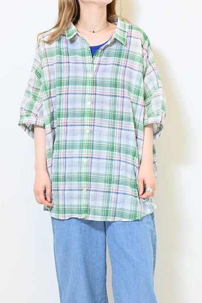 ≪SALE≫ Dolman Check Shirt
