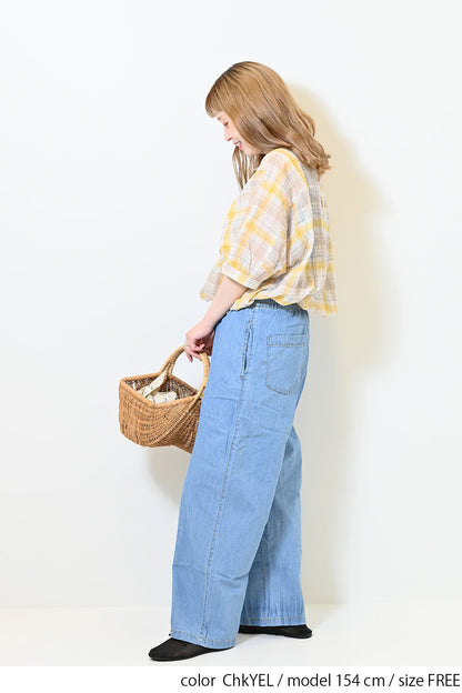 ≪SALE≫ Dolman Check Shirt