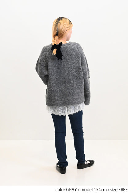 ≪SALE≫ Heart Jacquard Pullover