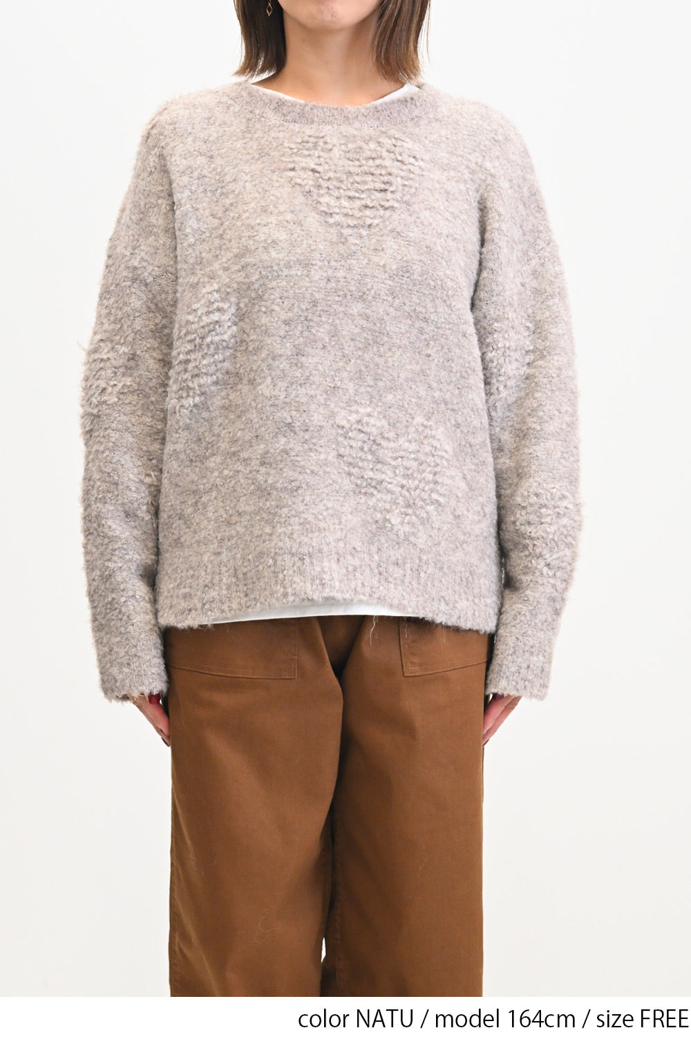 ≪SALE≫ Heart Jacquard Pullover