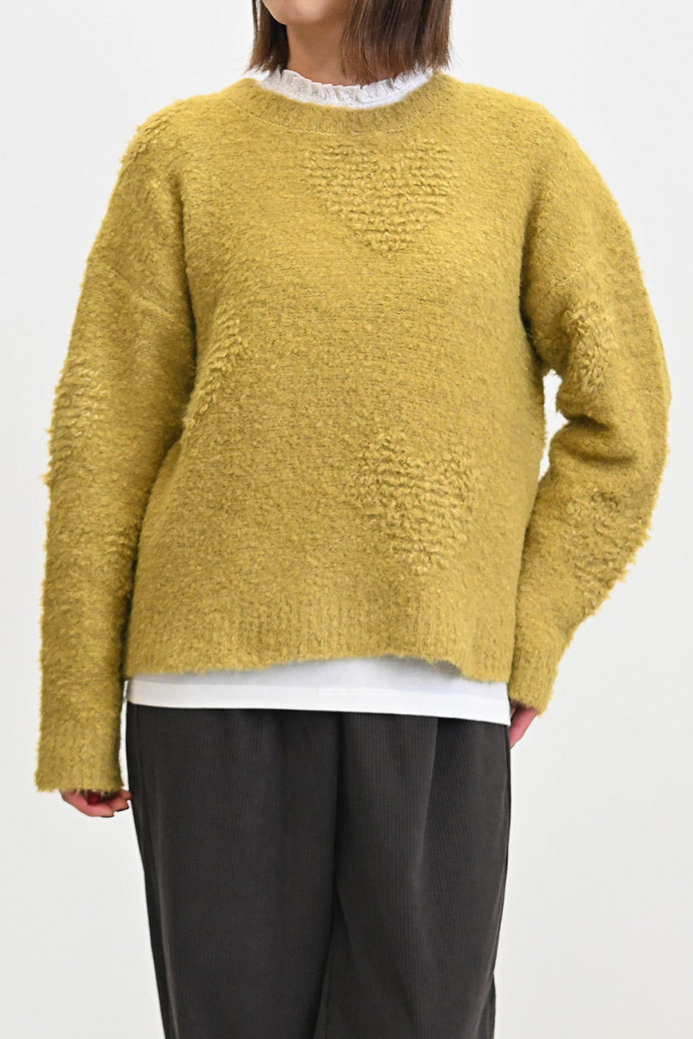 ≪SALE≫ Heart Jacquard Pullover