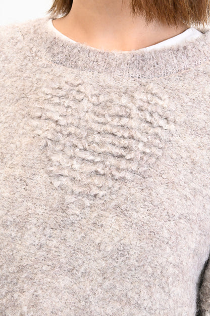 ≪SALE≫ Heart Jacquard Pullover