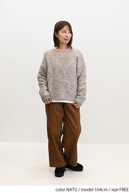 ≪SALE≫ Heart Jacquard Pullover
