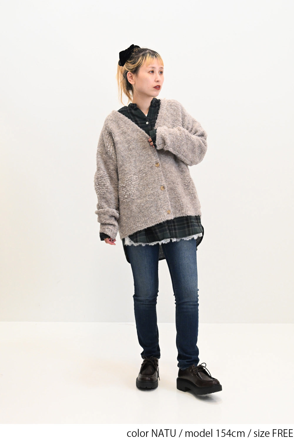 ≪SALE≫Heart Jacquard Cardigan