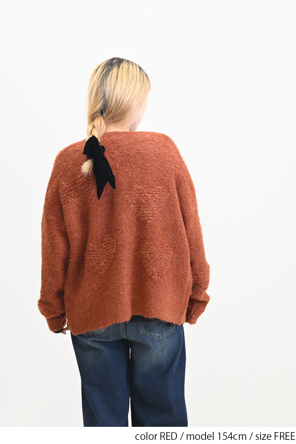 ≪SALE≫Heart Jacquard Cardigan