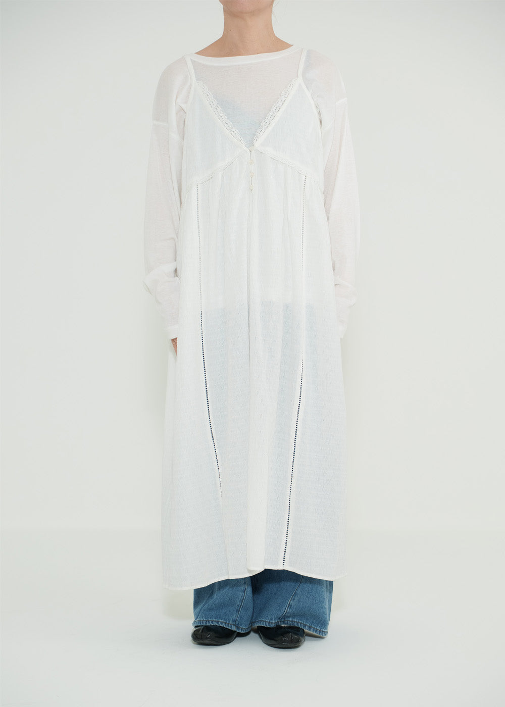 WHITE / 153cm / FREE