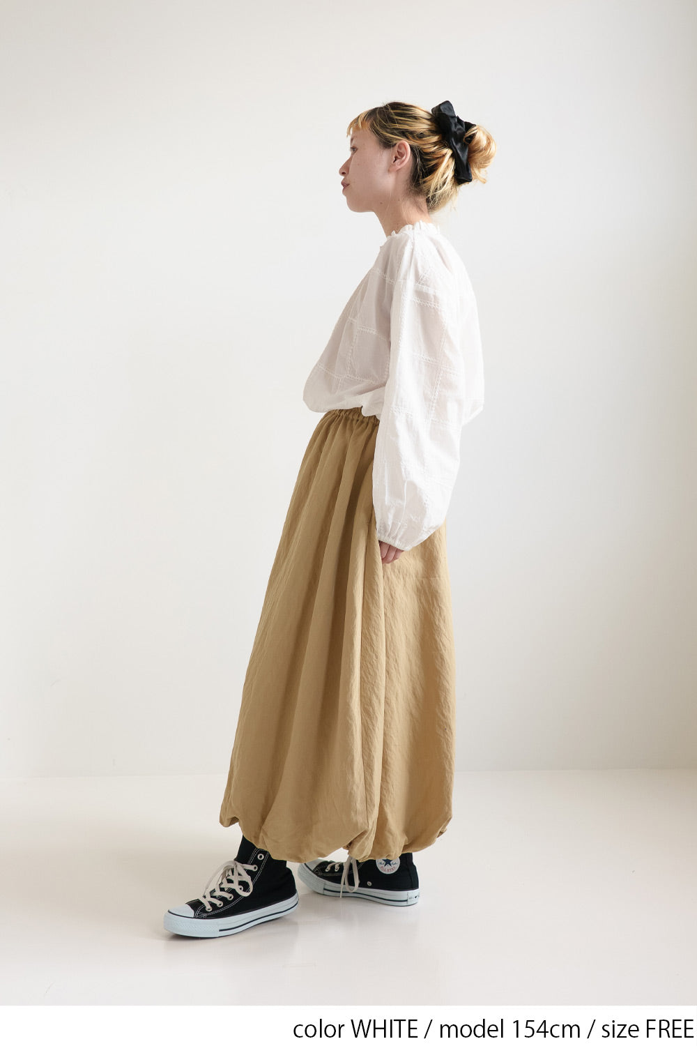 WHITE / 154cm / FREE