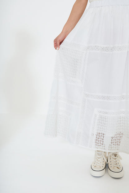 Patchwork Lace Skirt
