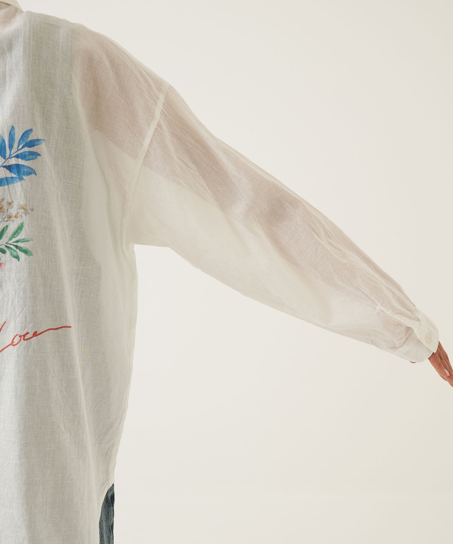 Back print shirt