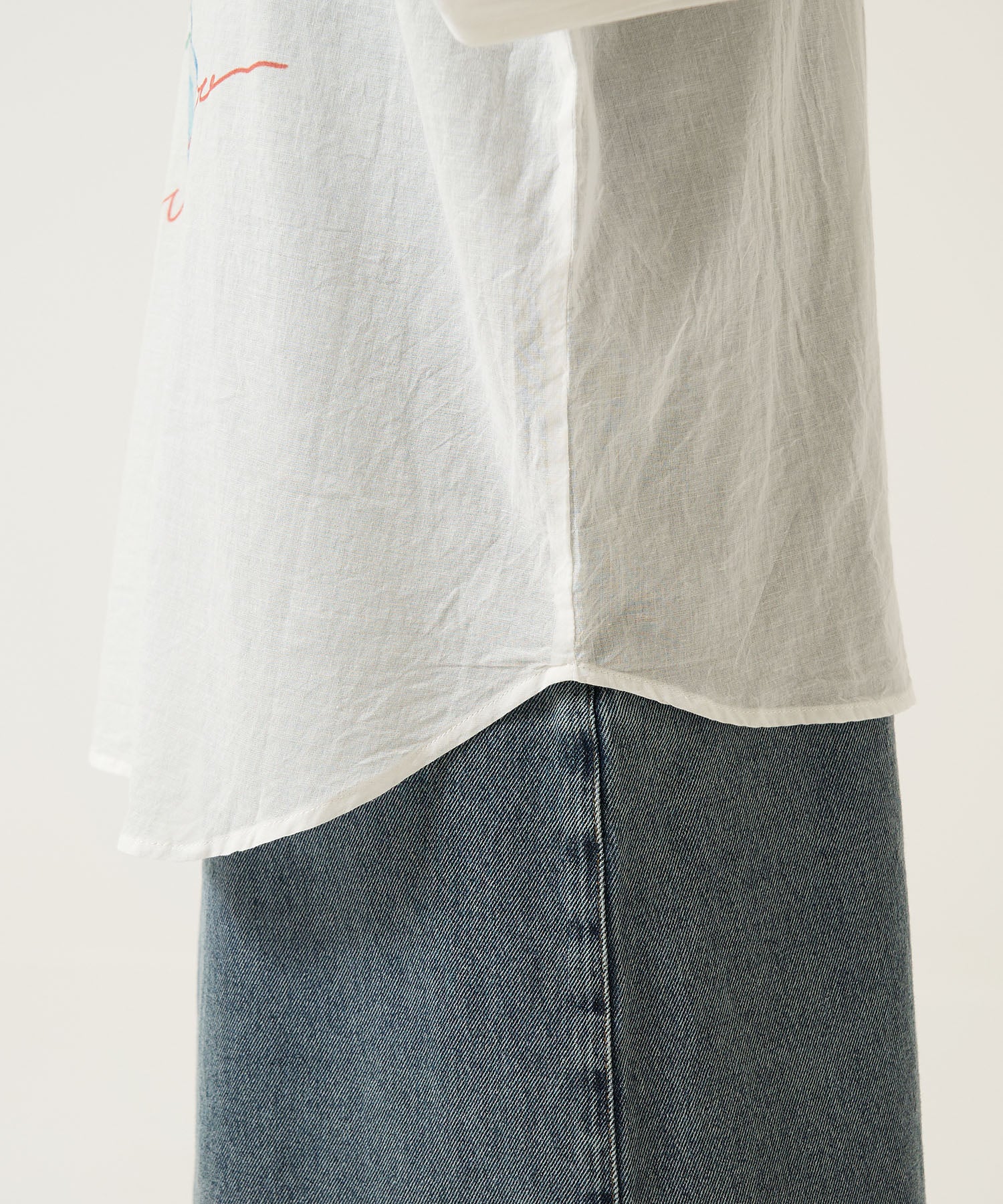Back print shirt
