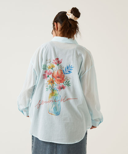 Back print shirt