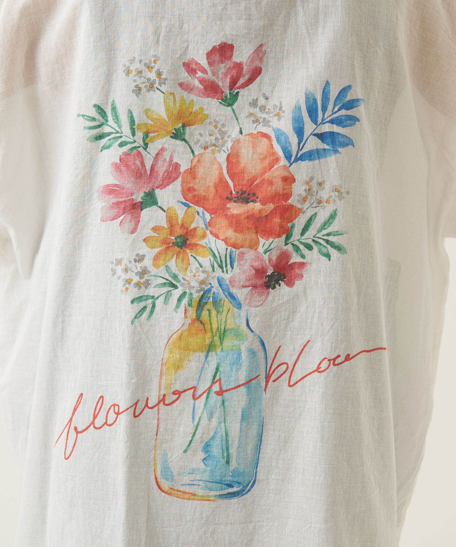Back print shirt
