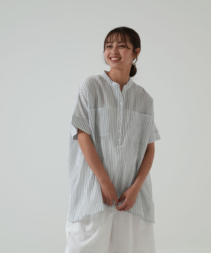 ★《Scheduled to arrive April 28》Henley skipper tunic with pocket
