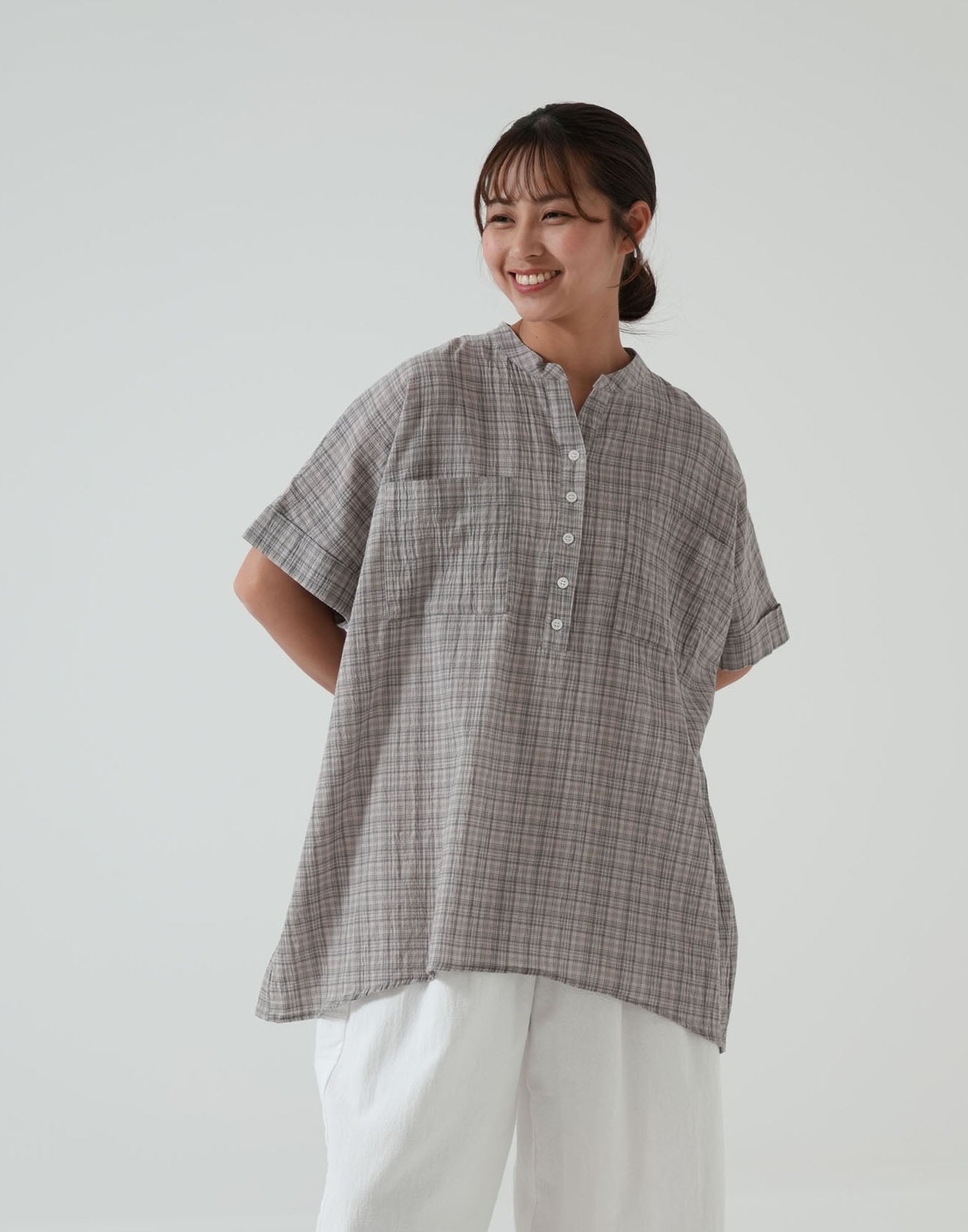 ★《Scheduled to arrive April 28》Henley skipper tunic with pocket