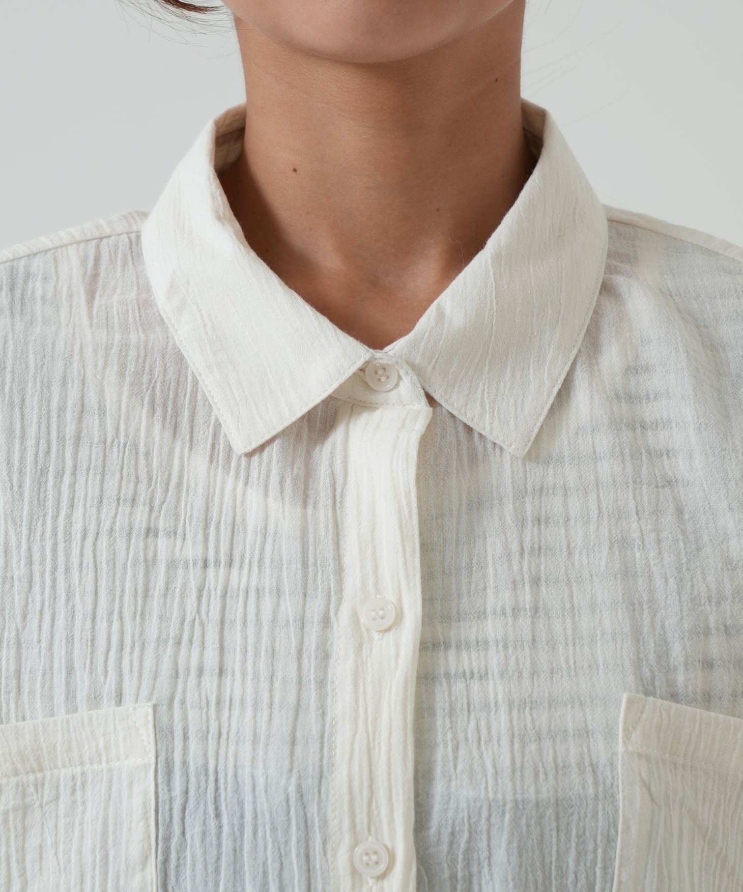 ★《Scheduled to arrive April 28》Front-open short-sleeve wide shirt