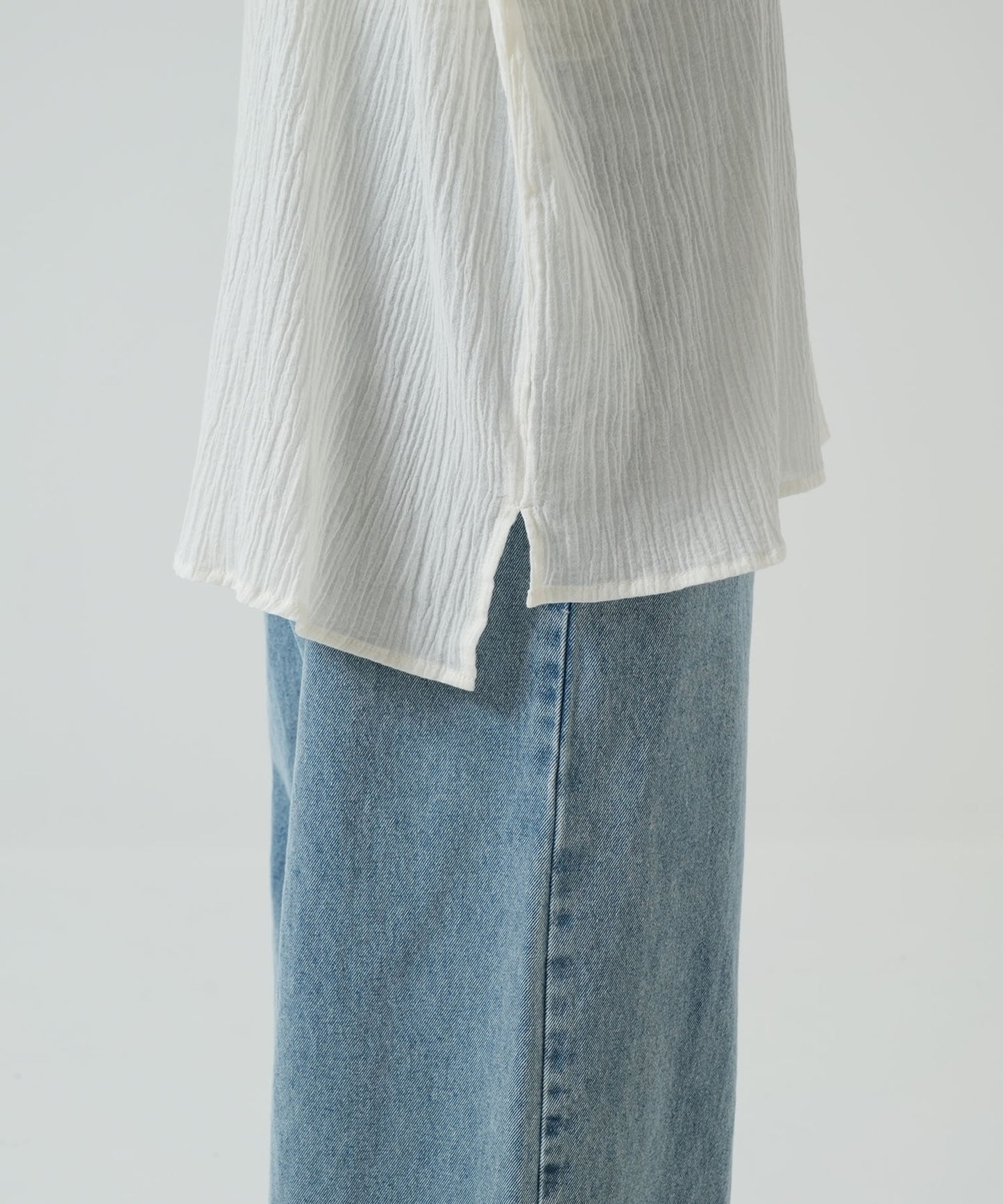 ★《Scheduled to arrive April 28》Front-open short-sleeve wide shirt