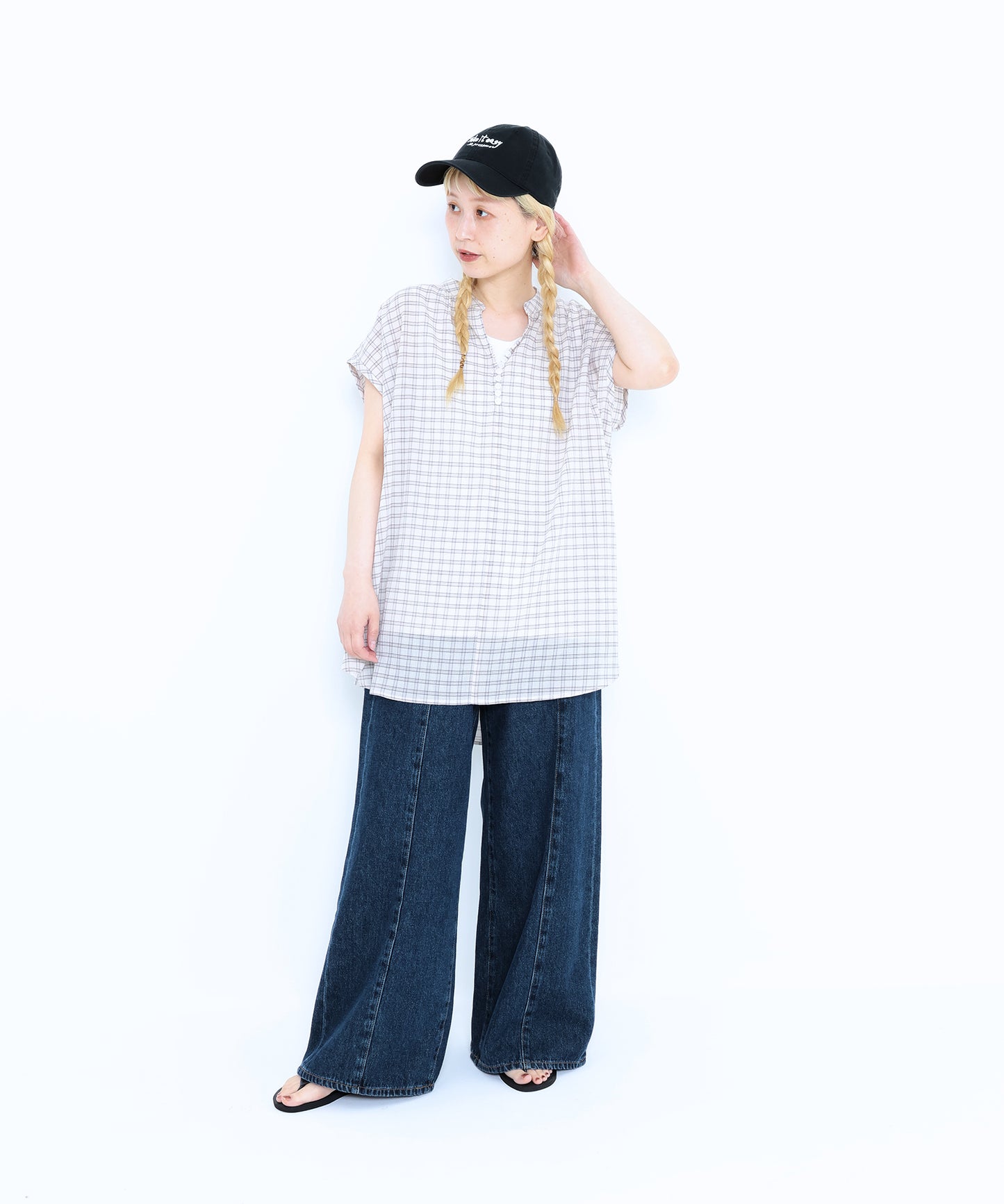 チェックナチュラル / 154cm / FREE