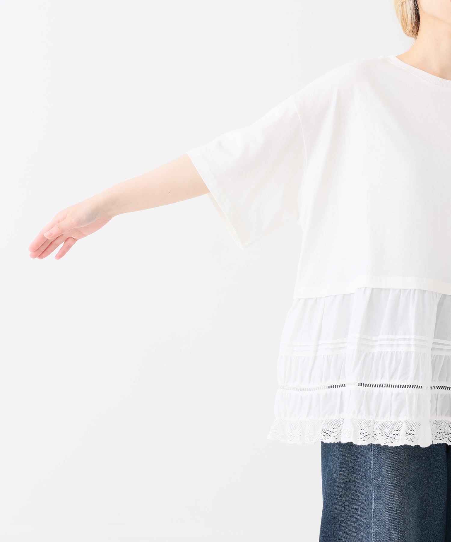 ホワイト / 154cm / FREE