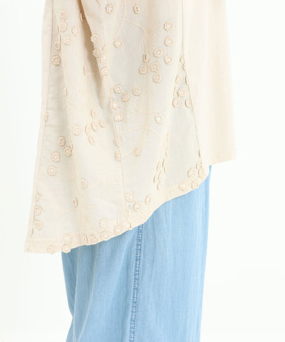 《7月17日発売》3D刺繍切替チュニック