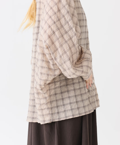 《8/31発売》ドルマンチェックシャツ