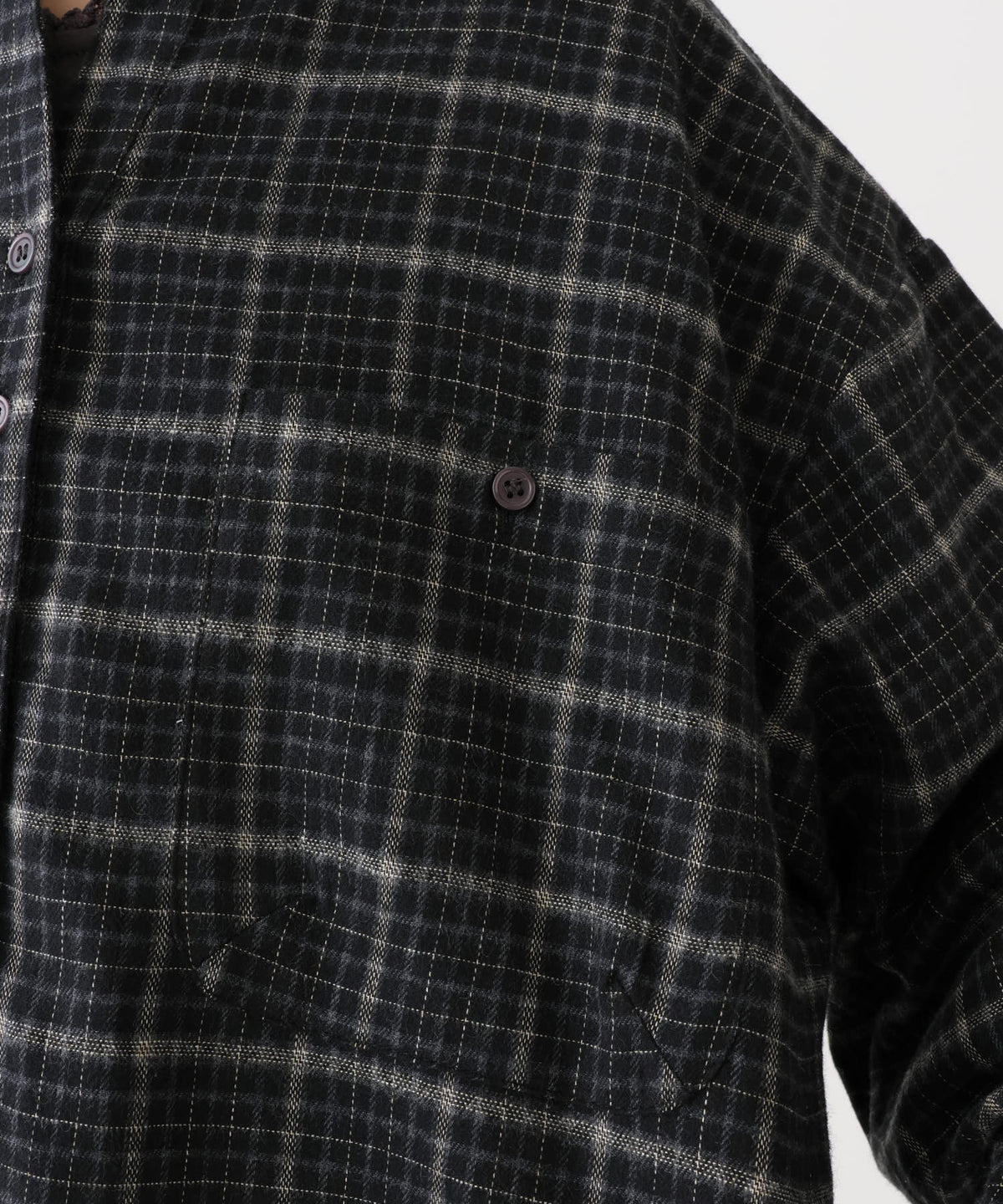 《近日発売》立体ポケットビッグシャツチュニック