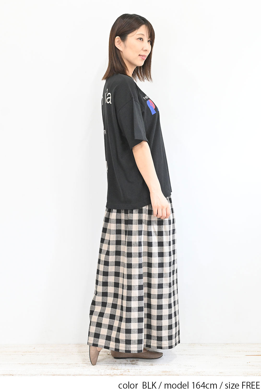 ≪OUTLET SALE≫PARISプリント刺繍TEE