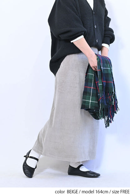ベロアロングスカート