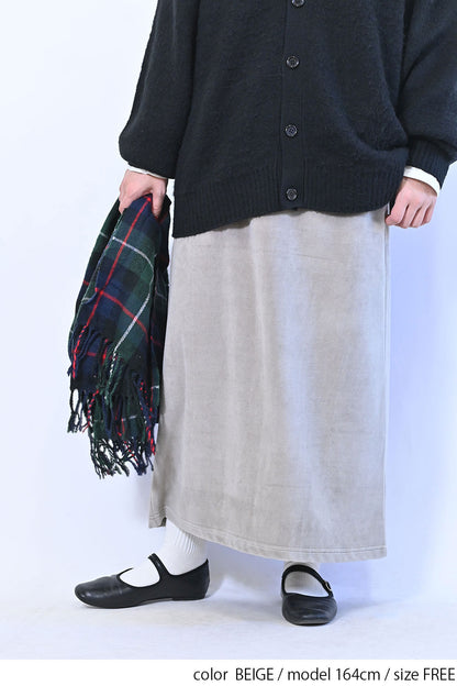 ベロアロングスカート