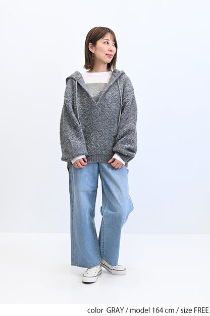 キーネックプルオーバー