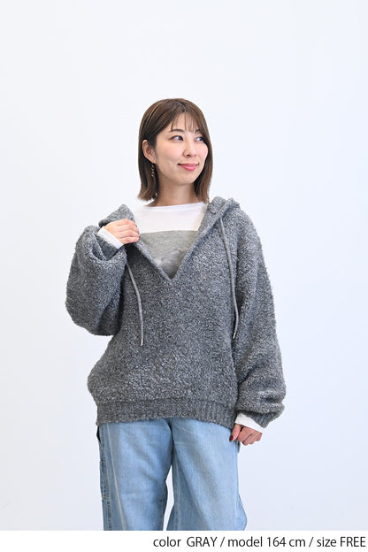 キーネックプルオーバー