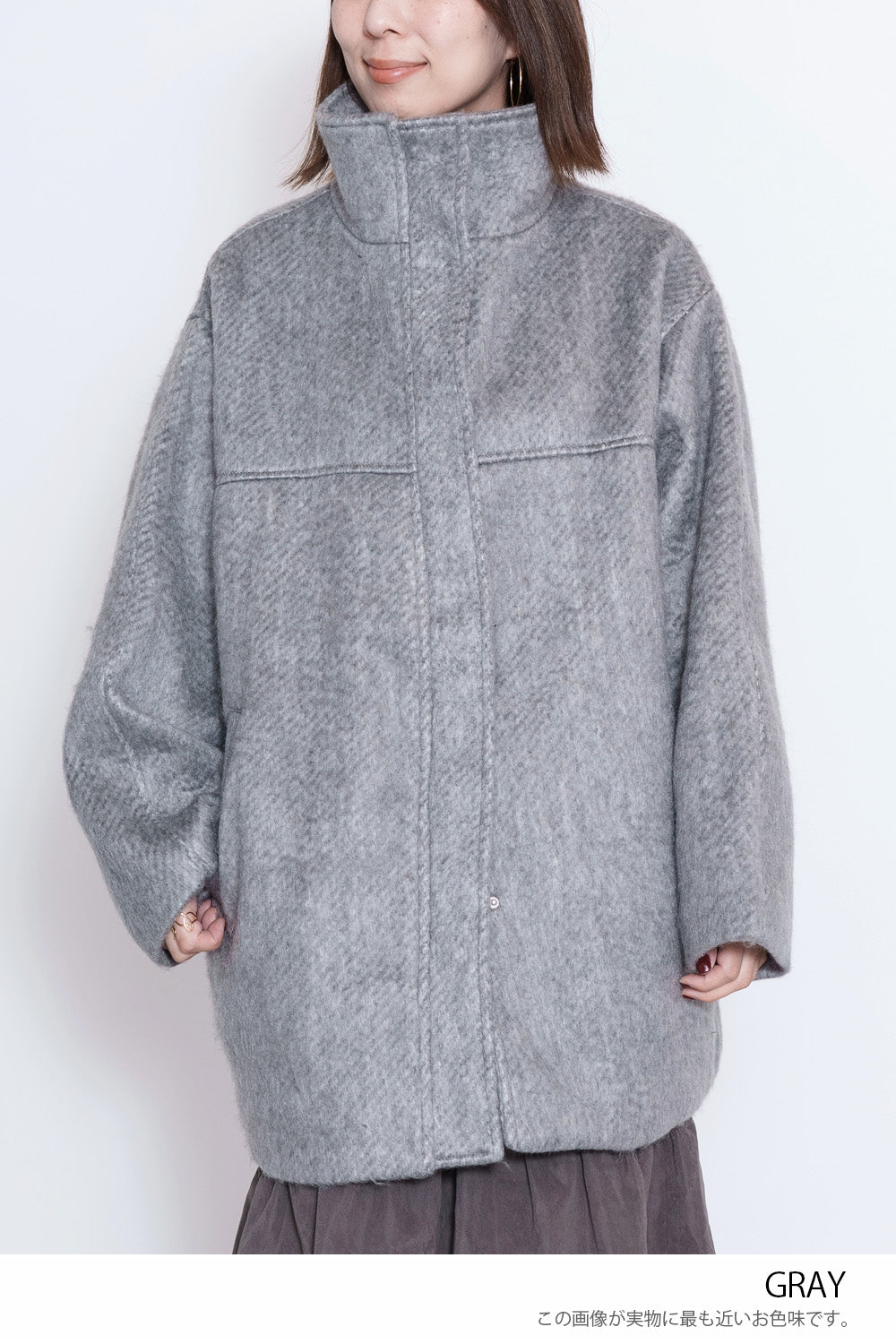 ≪SALE≫スタンドカラーミドルコート – HEART MARKET