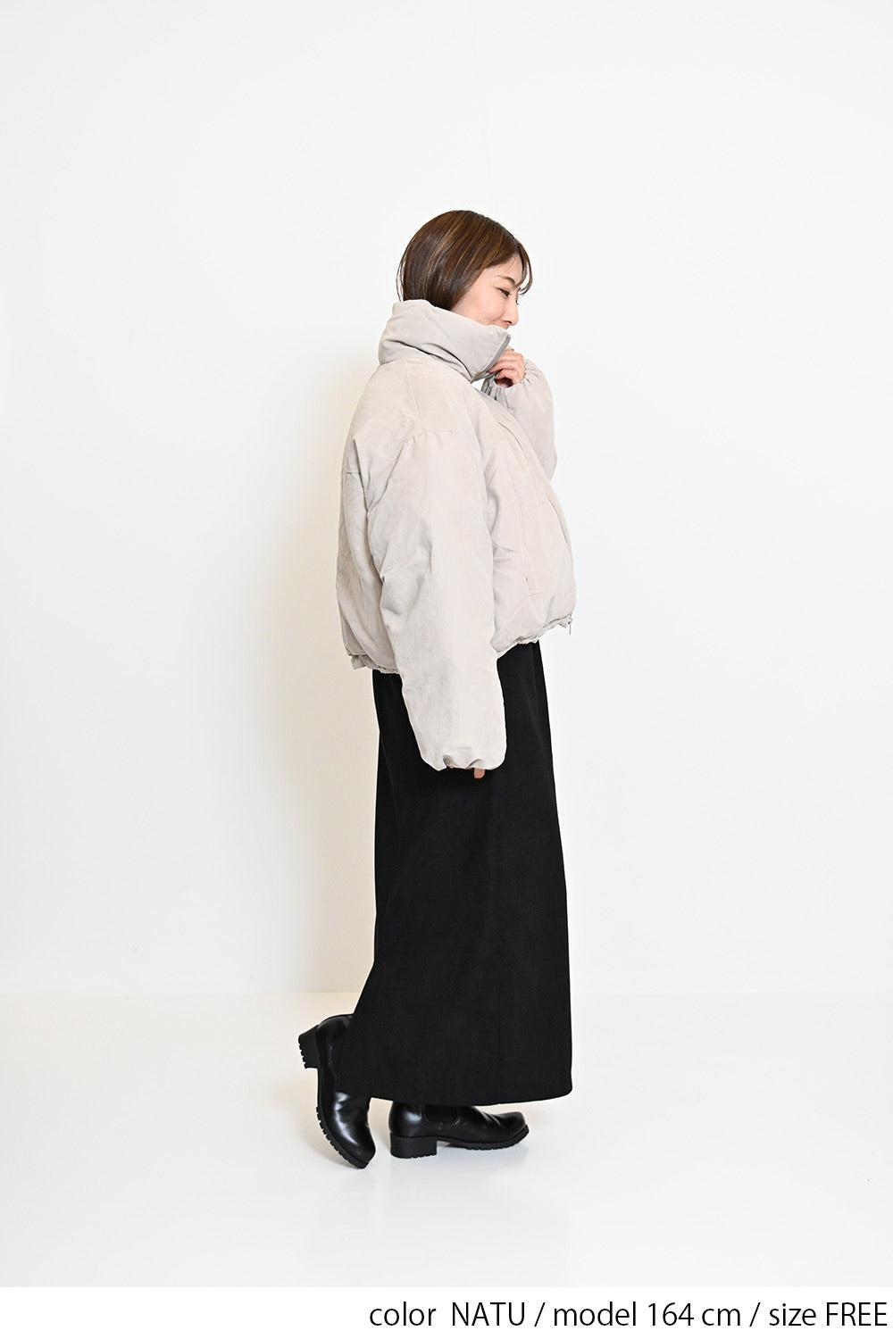 ≪SALE≫Padded Stand Collar Short Jacket