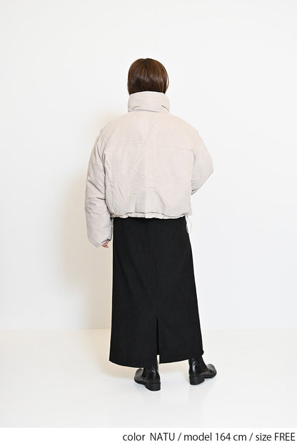≪SALE≫Padded Stand Collar Short Jacket