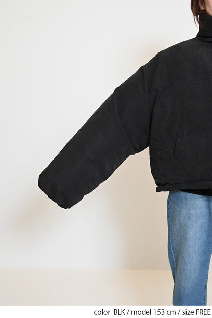 ≪SALE≫Padded Stand Collar Short Jacket