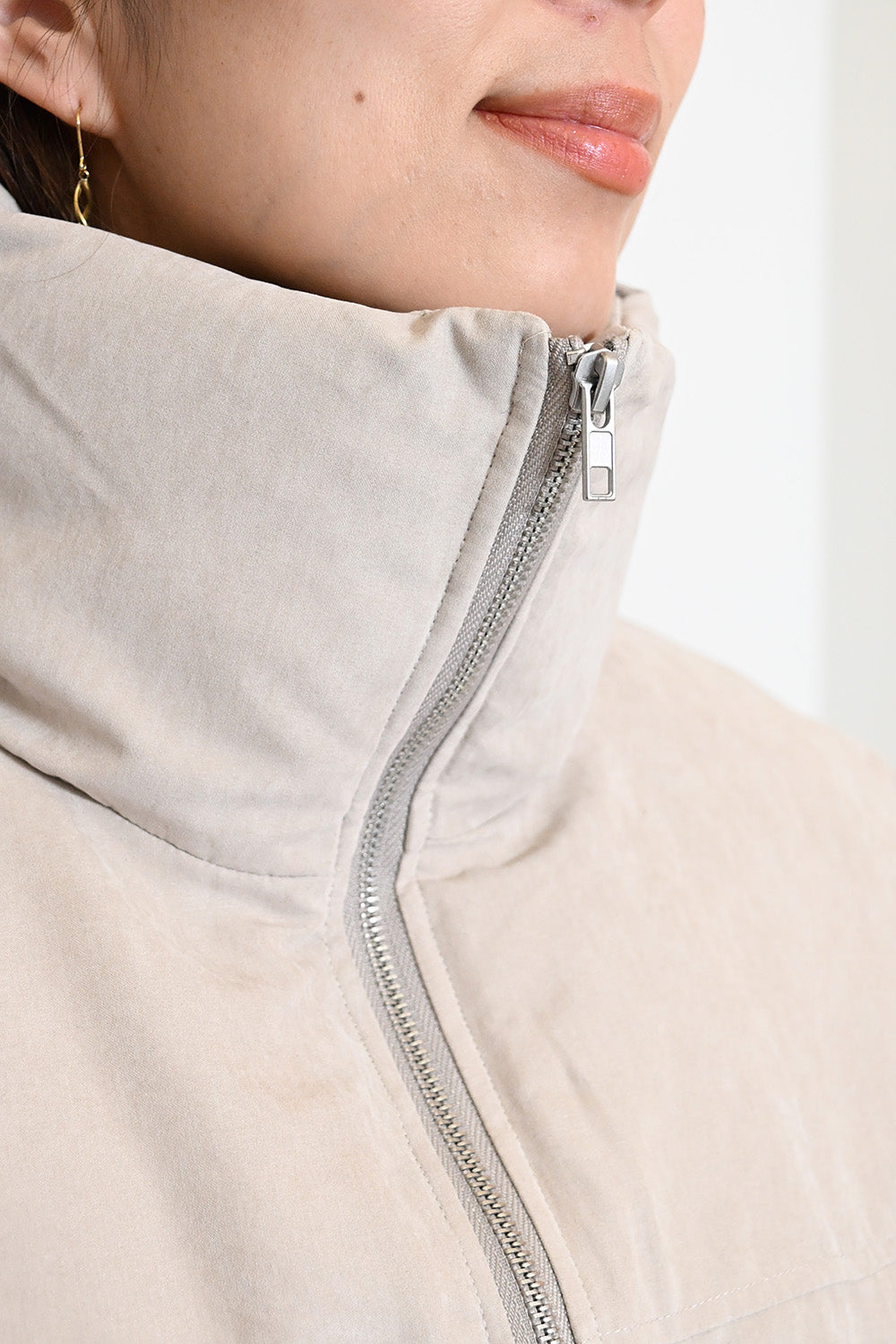 ≪SALE≫Padded Stand Collar Short Jacket