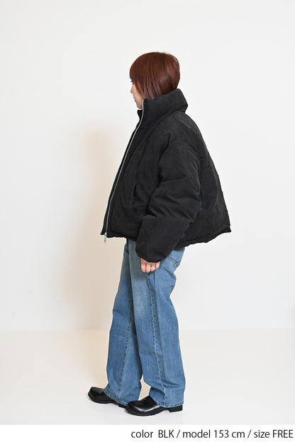 ≪SALE≫Padded Stand Collar Short Jacket