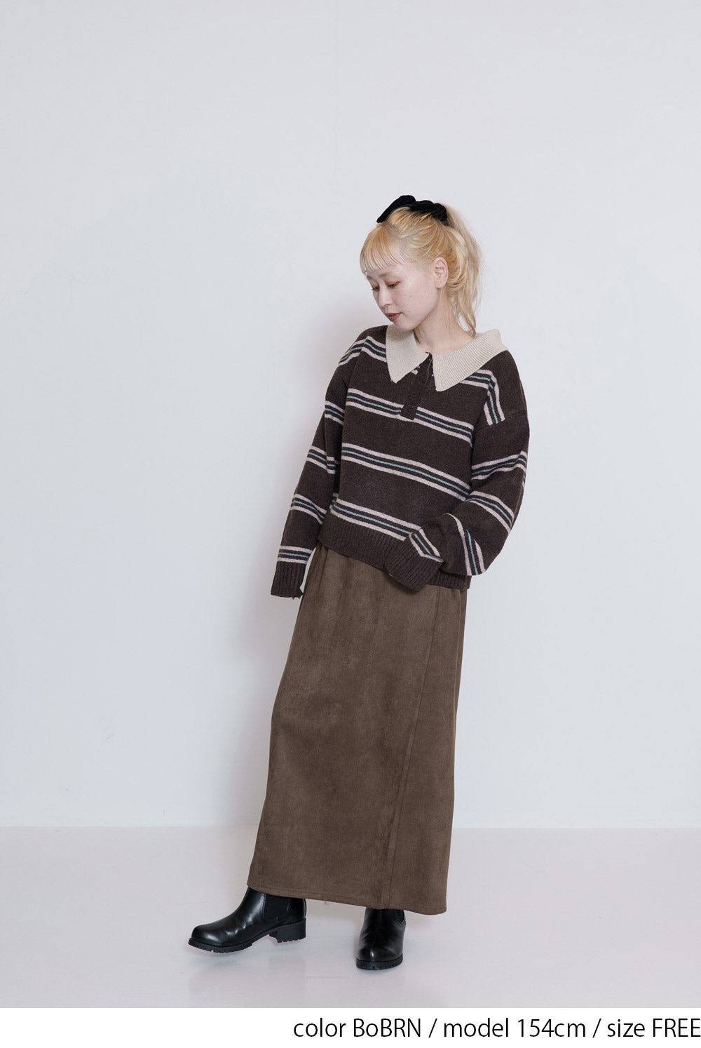 ≪SALE≫Knit Polo Pullover