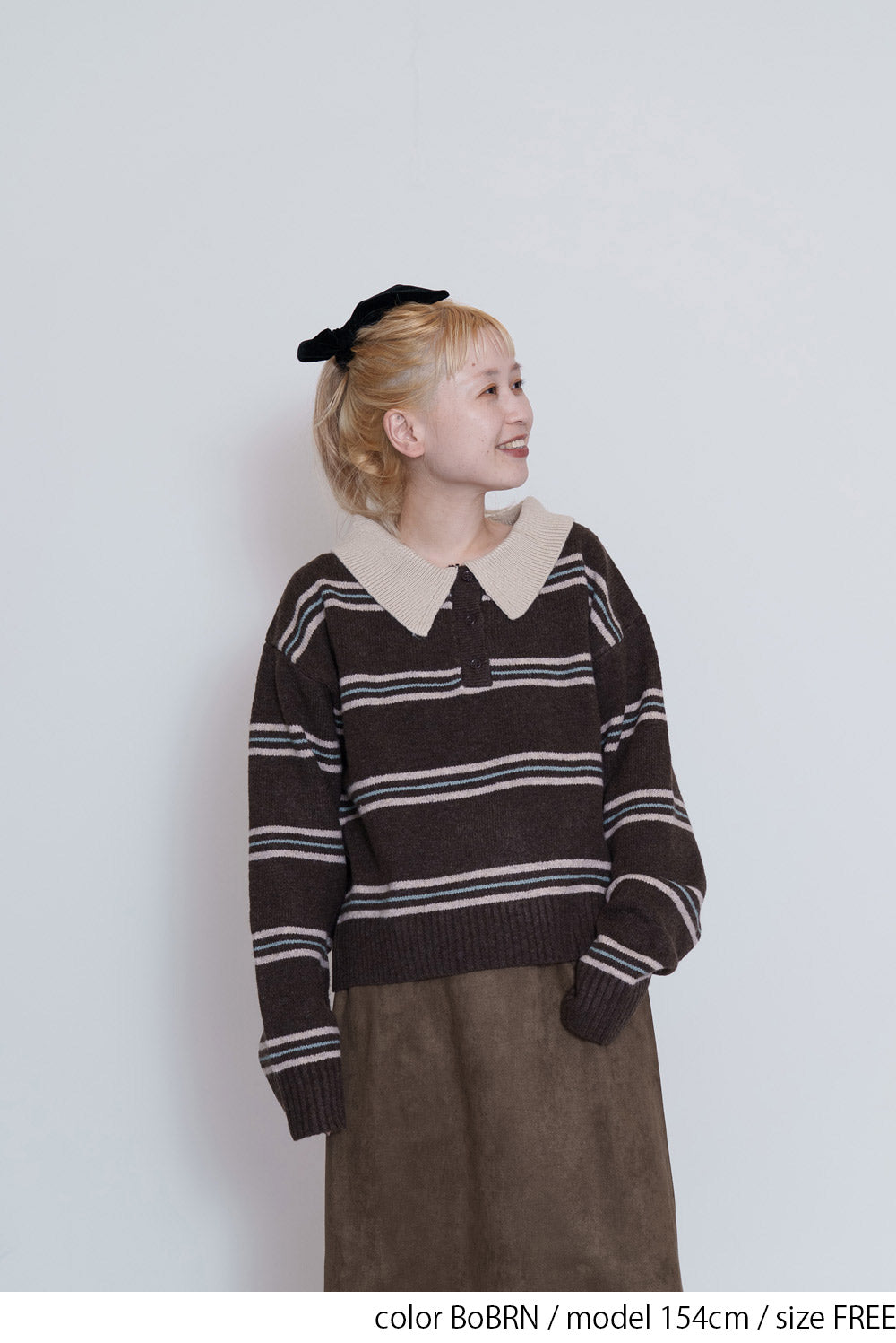 ≪SALE≫Knit Polo Pullover