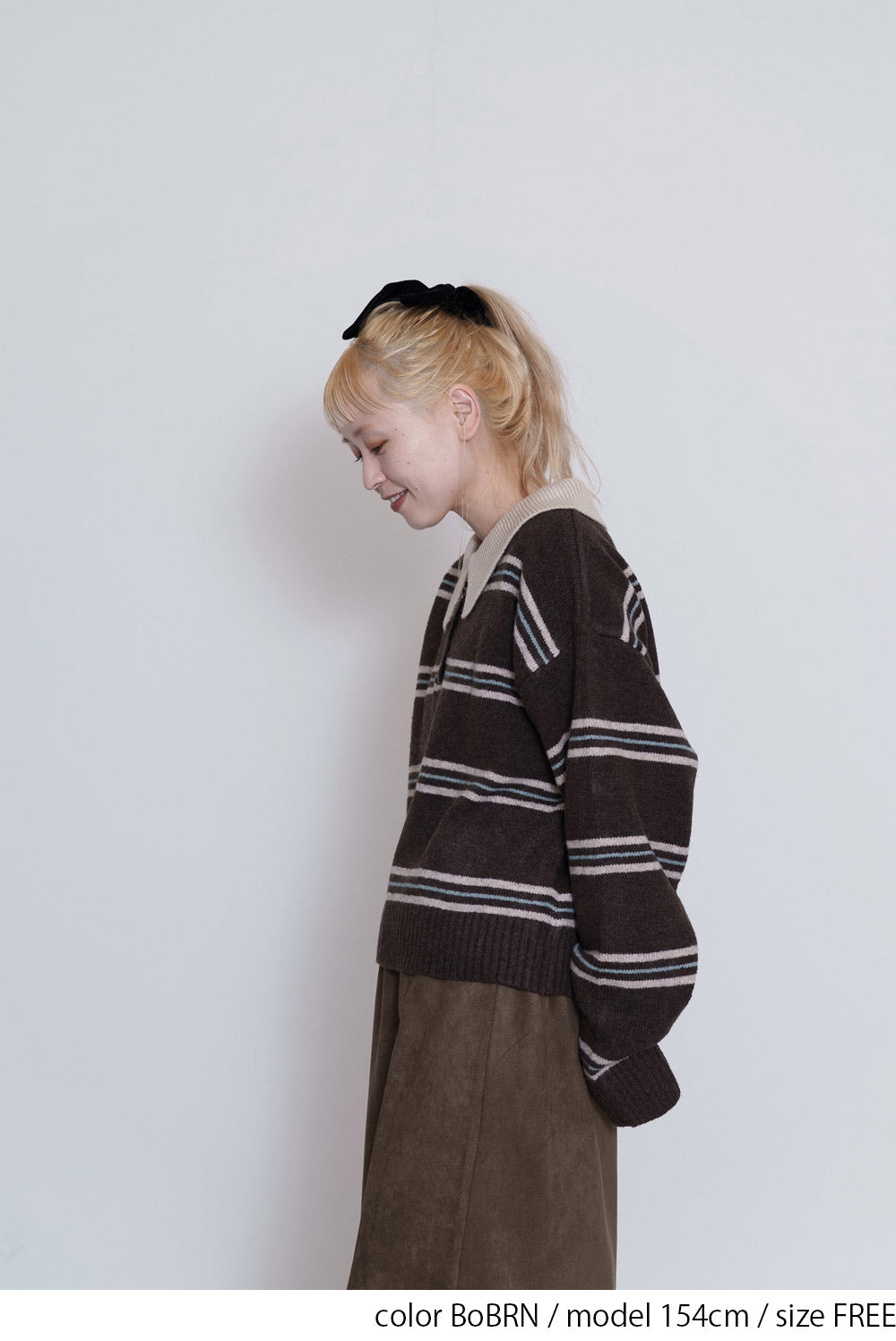 ≪SALE≫Knit Polo Pullover