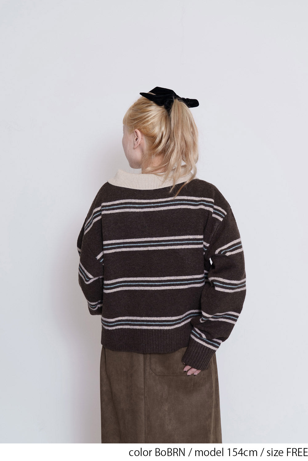 ≪SALE≫Knit Polo Pullover