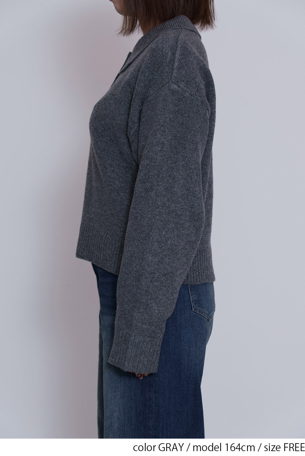 ≪SALE≫Knit Polo Pullover