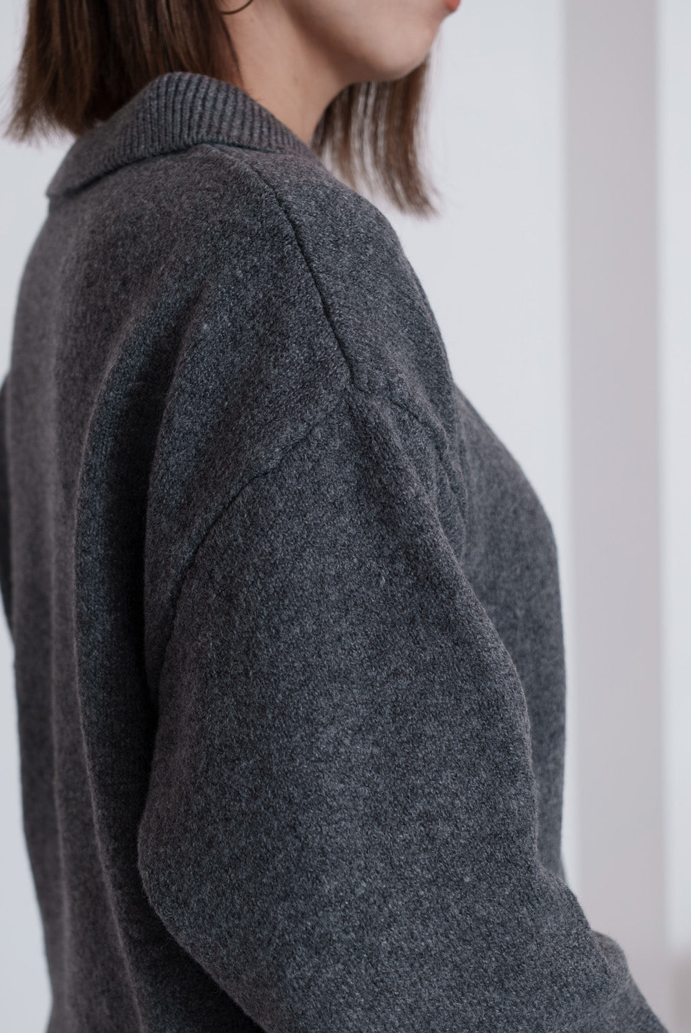 ≪SALE≫Knit Polo Pullover