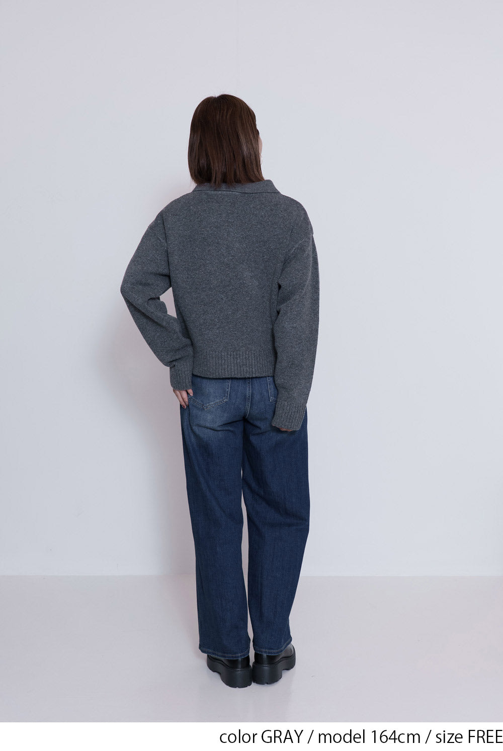 ≪SALE≫Knit Polo Pullover