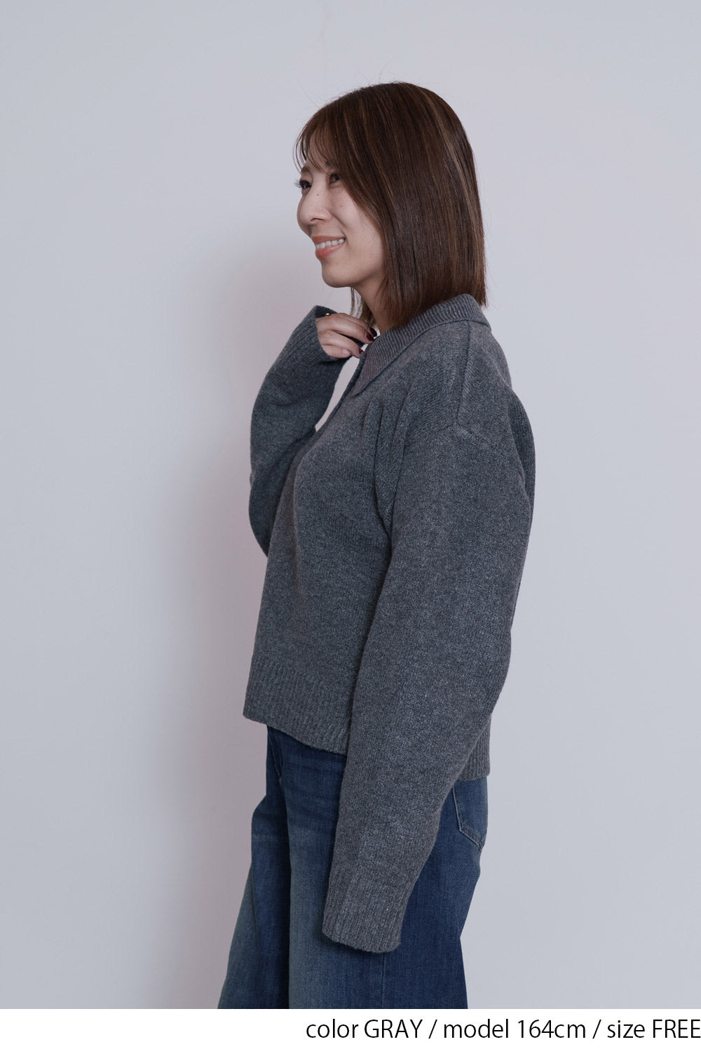 ≪SALE≫Knit Polo Pullover
