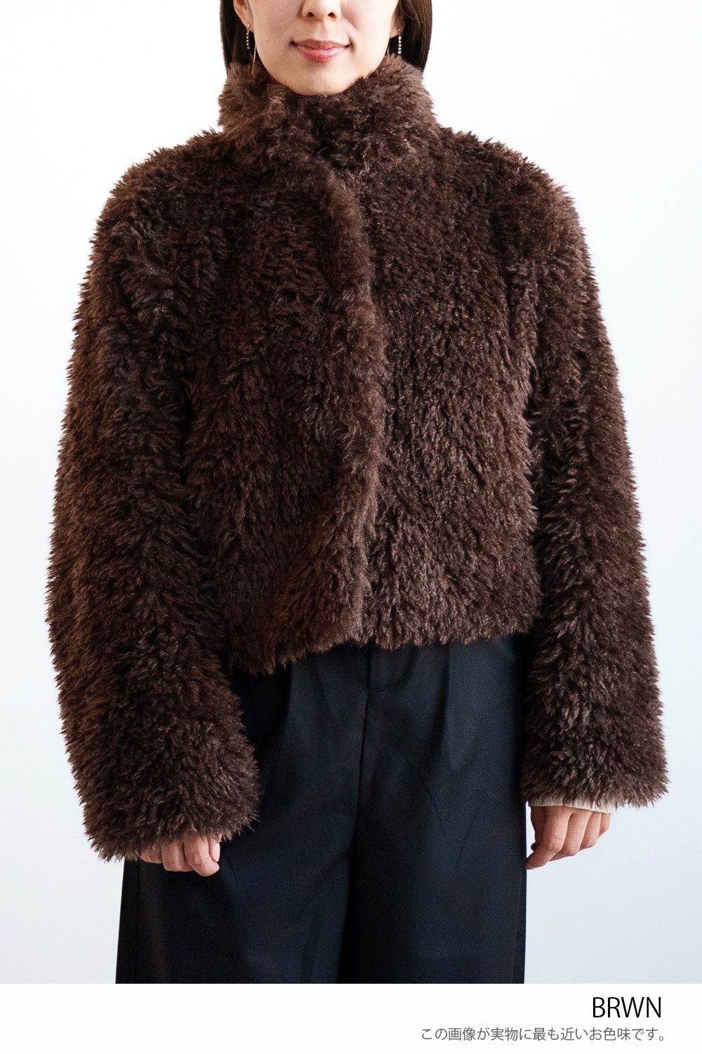 ≪SALE≫チベットラムフェイクファーショートジャケット – HEART MARKET