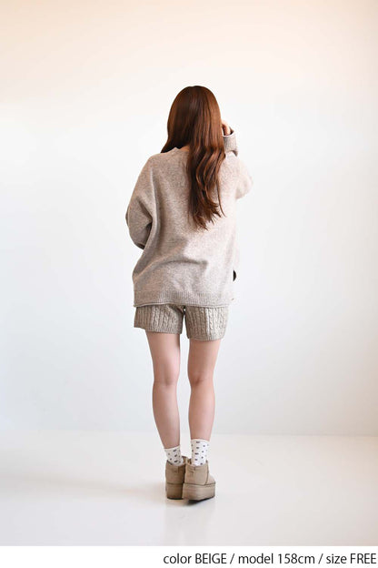 アルパカタッチケーブルショートパンツ