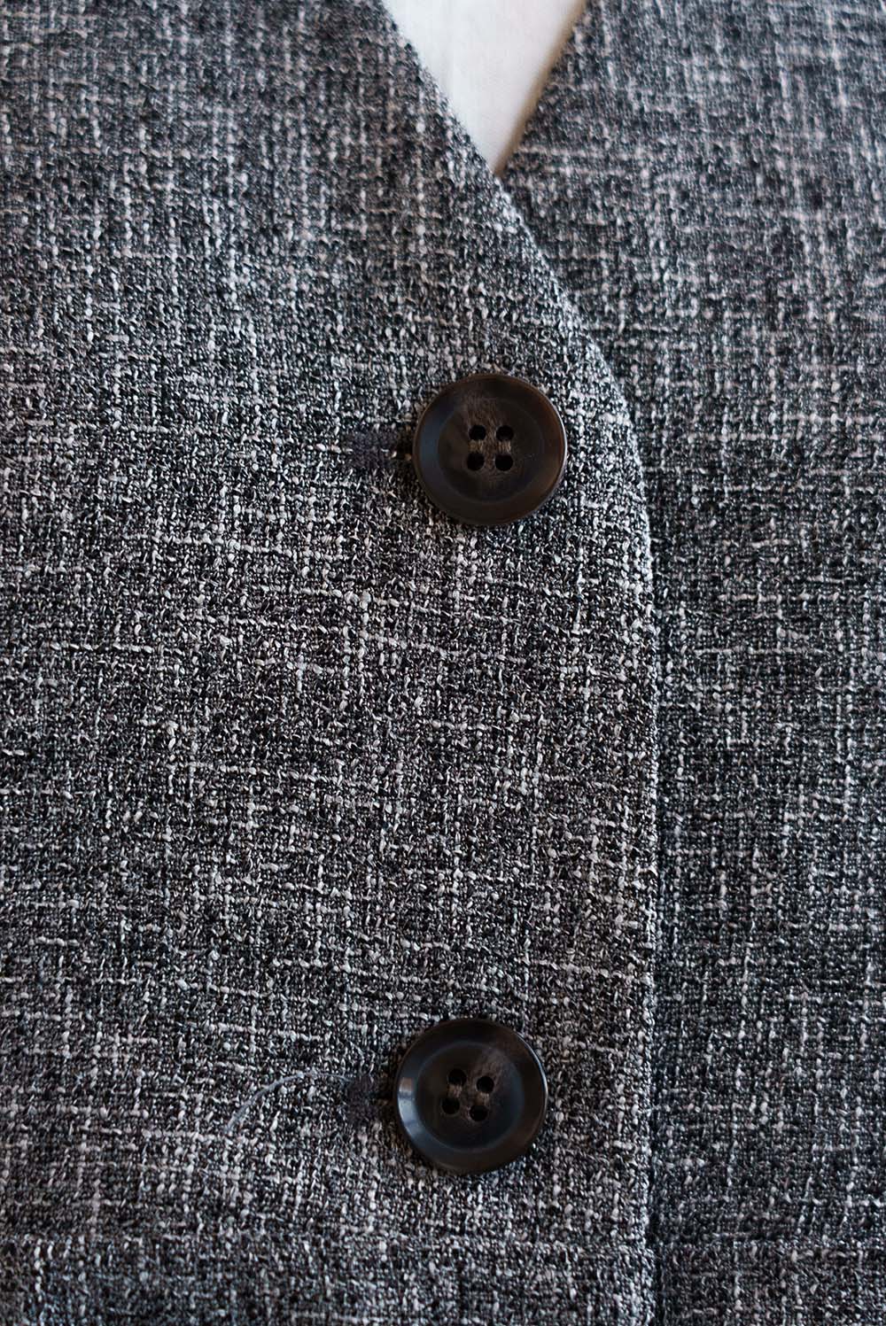 [WEB Exclusive] Summer Tweed Tuck Vest