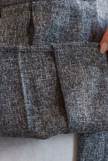[WEB Exclusive] Summer Tweed Tuck Vest